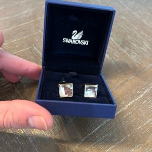 Swarovski cuff links